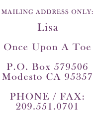 Mailing Address/Phone/Fax